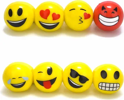 Produktbild von Emoji LED-Ring Lizenzartikel bunt - Einheitsgröße