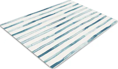 Obrázok produktu pre Podlahová ochranná podložka - Ochranná podložka pod stoličku - Podlahová podložka - 140x100 cm - Modré línie