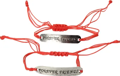 Produktbild von 2 x Freundschaft Armband BFF forever friends Orange