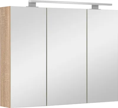 Zdjęcie produktu dla Szafka łazienkowa z lustrem oświetleniem lampką led lustrzana wisząca 80 cm
