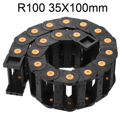 Produktbild von Schleppketten Kabelfš¹hrung offener Typ mit Endverbindern R100 35X100mm 1 Meter