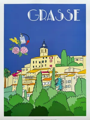 Obrázek produktu pro Grasse – plakát 30 x 40 cm