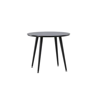 Image de Plaza table de salle à manger pour enfants Ø60 cm noir.