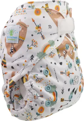 Produktbild von Blümchen 2in1 One Size Eco Shell Überhose 5-16kg Fantasy Mama Bär