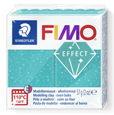 Produktbild von STAEDTLER FIMO effect 8010 Galaxy ofenhärtende Modelliermasse Einzelprodukt, 57g, galaxy türkis