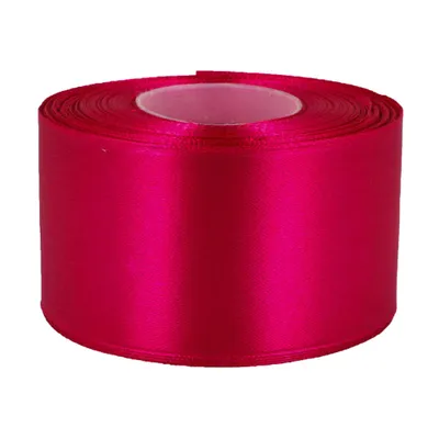 27m Satinband 50mm Dekoband fuchsia