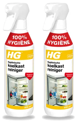 Produktbild von 2 x HG Hygienischer Kühlschrankreiniger - 500 ml - Vorteilspackung - 2 Stücke