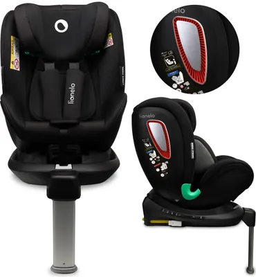 Produktbild von lionelo dětská autosedačka ANTOON PLUS, od narození, do 3 let, od 0 kg, do 18 kg, (nastavitelná), I-Size ISOFIX 360° naklápěcí poloha 0 až Black Onyx
