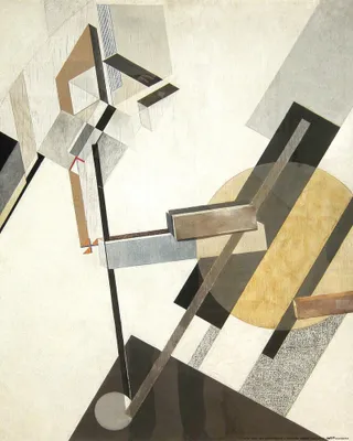 Obrázek produktu pro El Lissitzky umělecký obraz - Proun 19D, 1920 - 1921 (50 x 40 cm)