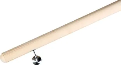 Produktbild von Pertura Handlaufset Fichte Ø 52 mm L:2000 mm inkl. Endkappe,Handlaufkonsole