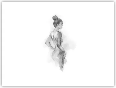 Produktbild von Poster - Poster ohne Rahmen - Frau Körper Stück - 40x30 cm - Wand Bild - Wanddeko - Wandbilder - Kunstposter - Wandposter - Bilder - Kunstdruck - Wanddekoration - Wandbild - P2XAA40x30-4995