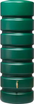 Produktbild von Garantia CLASSICO Gartentank-Set Regentonne Regenspeicher 2600 L (4x650 L),  260x60x192 cm (LxBxH), grün; 326036