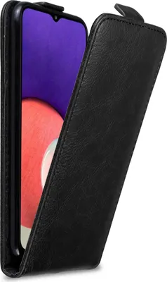Image de Cadorabo Housse pour Samsung Galaxy A22 5G Housse de protection en noir Flip Etui Housse de téléphone portable Case Cover