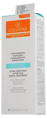 Produktbild von Collistar Ultra Soothing After Sun Repair Treatment, Gesicht & Körper, 250 ml, Creme, Wirkt beruhigend, Beruhigend, Empflindliche Haut, Unisex