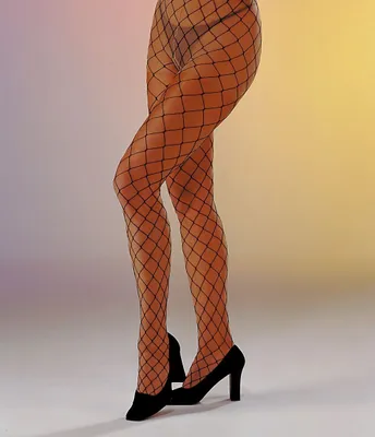 Produktbild von Netzstrumpfhose grossmaschig Karneval Fasching