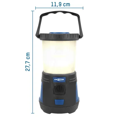Productafbeelding van ANSMANN 1600-0287, ANSMANN Campinglelamp CL600B, kunststof behuizing, zwart