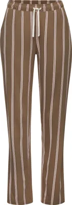 Produktbild von LASCANA Pyjamahose braun gestreift Größe 36/38
