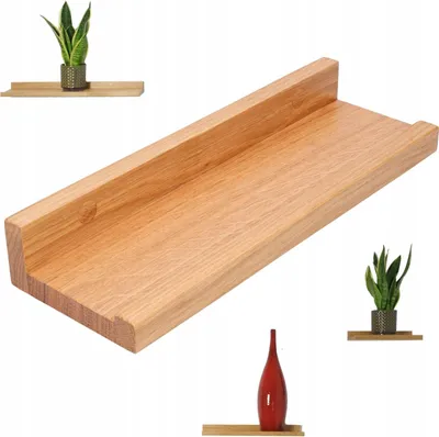 Obrázok produktu pre Dubový regál 10x30cm