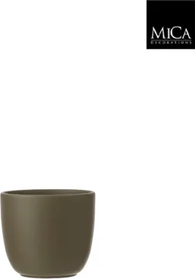 Produktbild von Tusca Topf rund grün h11xd12 cm I