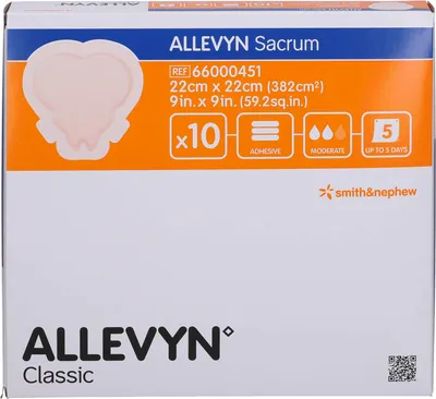 Immagine prodotto di Allevyn Sacrum grande, 10 pezzi VER