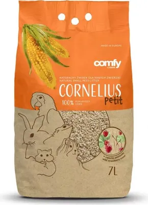 Produktbild von Comfy Cornelius Petit 7l - Erdbeer-Katzenstreu aus Mais