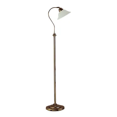 Immagine prodotto di Lampada da terra, ottone antico, H 140 cm, regolabile