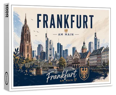 Produktbild von raxxa Premium-Puzzle "Frankfurt am Main", 1000 Teile