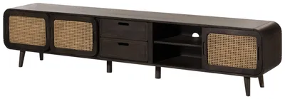 Produktbild von MASSIVMOEBEL24 TV-Board Mango 240x40x50 dunkelgrau lackiert VALENCIA #225