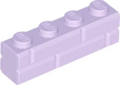 Produktbild von 25x Mauerstein 1x4 , Lavendel