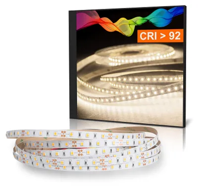 Produktbild von LED Strip 2835 Neutralweiß (4000k) CRI 92 36W 5 Meter 12V IP20