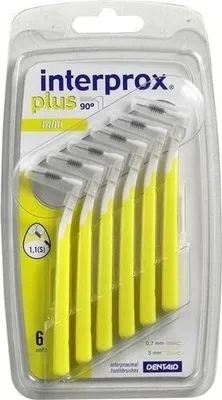 Obrázok produktu pre Interprox plus mini žltá medzizubná kefka 6 ks