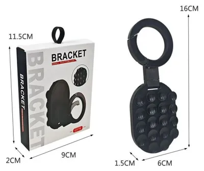 Produktbild von INF Verstellbarer doppelseitiger magnetischer Handyhalter kompatibel mit MagSafe - klappbar ABS, Mikrosaugnapf, 360 Grad Rotation