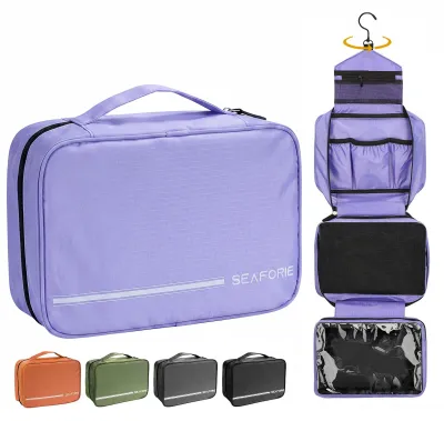 Produktbild von Toilettasche groß, hängend, 4-in-1, wasserdicht, für Reisen