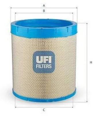 Produktbild von Luftfilter UFI 27.D74.00 Filtereinsatz