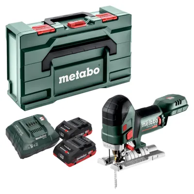 Immagine prodotto di Sega a gattuccio a batteria Metabo STA 18 LTX 150 BL 18 V 150 mm Brushless + 2 batterie LiHD da 4,0 Ah + caricabatterie + Metabox
