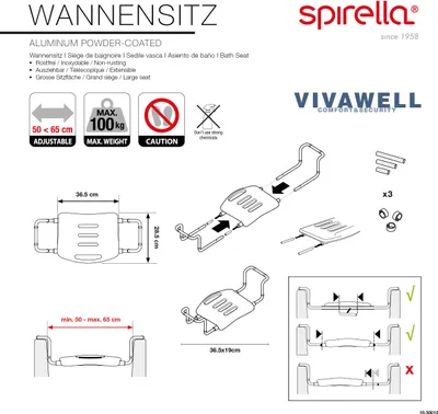 Produktbild von Spirella 10.30012, 100 kg