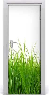 Produktbild von Tulup Türaufkleber 75x205 cm Dekorative Aufkleber Selbstklebend Wasserdichte Tapete Abnehmbar Schlafzimmer Wohnzimmer Wohnkultur - grünes Gras