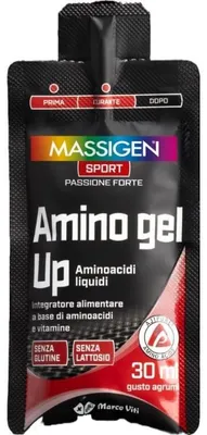 Immagine prodotto di Massigen Sport Amino Gel Up 30 Pezzi Da 30 Ml