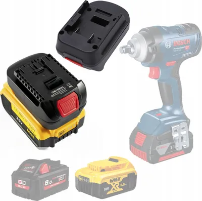 Obrázek produktu pro Rosfix Adaptér Dewalt / Milwaukee pro Baterii Bosch (DM18BSL)