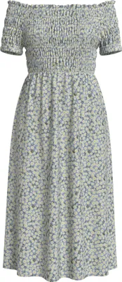 Produktbild von VILA Geblümtes Off-Shoulder Midi-Kleid mit Raffung Größe: 38