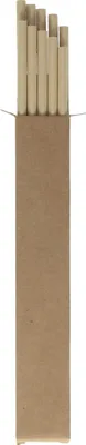 Image de Set de pailles en acier, papier ou verre Marron