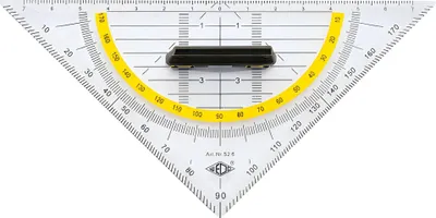 Image de WEDO Géodésique hypoténuse 160 mm avec poignée amovible (1 pièce)