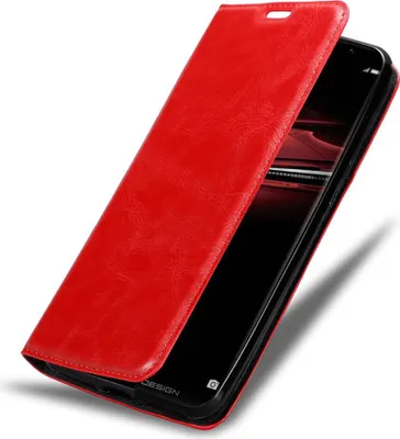 Produktbild von Cadorabo Hülle für Huawei MATE RS Schutz Hülle in Rot Handyhülle Etui Case Cover Magnetverschluss