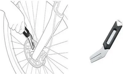 Produktbild von Topeak Rotortru Bremsscheiben-ausrichter Silber Silber One Size