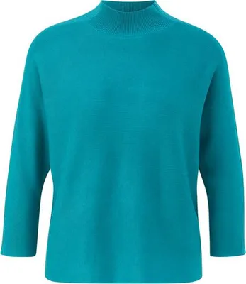 Immagine prodotto di Maglia da donna Comma con colletto alto e maniche a 3/4 in benzina