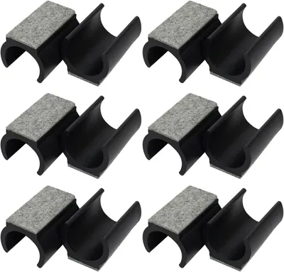 Produktbild von Stuhlbeinschoner 12 Stücke, 24-25 mm, für Stühle, Filz Mörtelgleiter