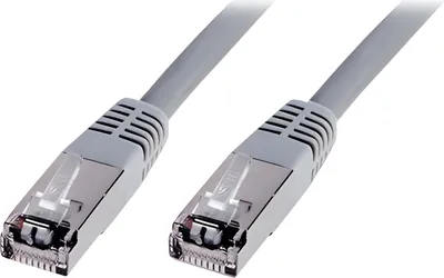 Immagine prodotto di DIGITUS cavo patch Cat5e SF/UTP Ste. RJ45 2,00m grigio polybag