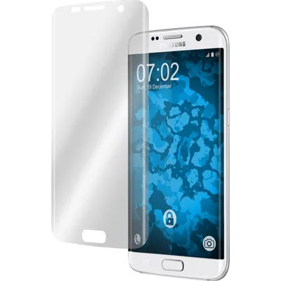 Produktbild von 1er-Pack PhoneNatic Displayschutzfolien klar Flexible Folien kompatibel mit Samsung Galaxy S7 Edge