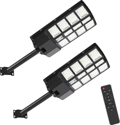 Produktbild von Peviasot 400 LED 2X Solarlampen für Außen Bewegungsmelder IP67 Solarleuchte Solarlampe 400w Wasserdichte Wandleuchte Garten Gartenleuchten Aussenleuchte