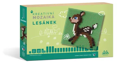 Immagine prodotto di Mosaico creativo Lesánek, 254 pezzi, confezione da 24x16x3 cm